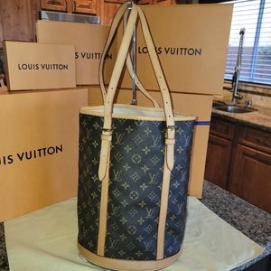 ❤ LOUIS VUITTON MONOGRAM BUCKET BAG GM - EXCELLENT